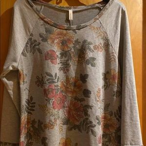 Maisol Floral Long Sleeve Top NWT